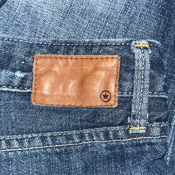 CONVERSE ONE STAR Crosby Tom Boy Distressed Denim Jeans. Sz 14. - Picture 5 of 7
